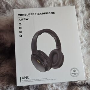 Wireless Over-Ear Headphones - Black